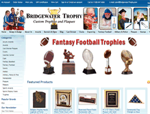 Tablet Screenshot of bridgewatertrophy.com